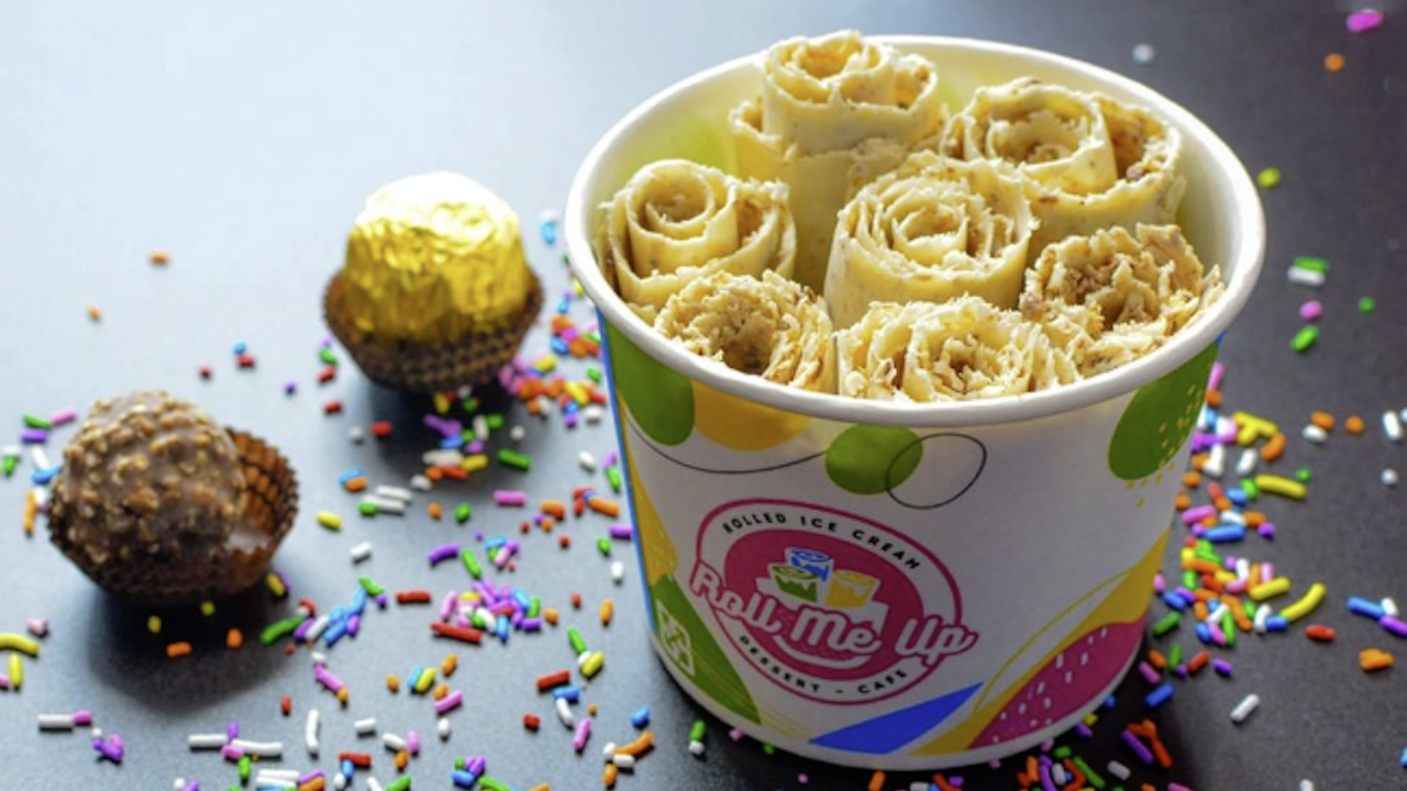 Roll me up ice cream